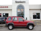 Blaze Red Jeep Liberty in 2006