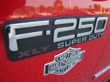 2004 Ford F250 Super Duty XLT Crew Cab 4x4 Marks and Logos