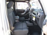 2012 Jeep Wrangler Unlimited Sahara 4x4 Black Interior