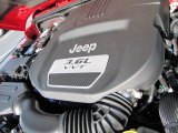 2012 Jeep Wrangler Unlimited Sahara 4x4 3.6 Liter DOHC 24-Valve VVT Pentastar V6 Engine