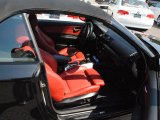 2008 BMW 1 Series 135i Convertible Coral Red Interior