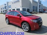 2011 Red Candy Metallic Ford Edge Sport AWD #53941224