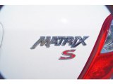 2009 Toyota Matrix S Marks and Logos