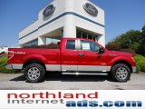 2011 Red Candy Metallic Ford F150 XLT SuperCab 4x4 #53961352