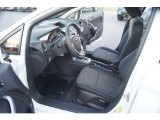 2012 Ford Fiesta SES Hatchback Charcoal Black Interior