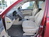 2009 Kia Borrego EX V6 Beige Interior