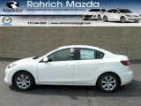 2012 Crystal White Pearl Mica Mazda MAZDA3 i Sport 4 Door #53961398