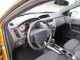 2009 Ford Focus SE Sedan Charcoal Black Interior