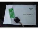 2009 Nissan Versa 1.8 S Hatchback Books/Manuals