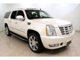 2011 White Diamond Tricoat Cadillac Escalade ESV Luxury AWD #53982440