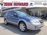 2009 Newport Blue Pearl Subaru Outback 2.5i Special Edition Wagon #53982418