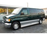 1999 Deep Emerald Green Metallic Ford E Series Van E150 Custom Passenger #53981306