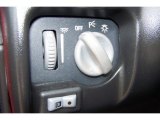 2000 Pontiac Firebird Convertible Controls