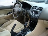 2007 Honda Accord SE Sedan Ivory Interior