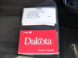 2002 Dodge Dakota Sport Quad Cab Books/Manuals