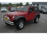2007 Flame Red Jeep Wrangler X 4x4 #53982290
