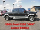 2005 Black Ford F250 Super Duty Lariat FX4 Crew Cab 4x4 #53983282