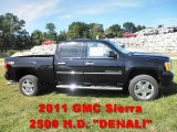 2011 Onyx Black GMC Sierra 2500HD Denali Crew Cab 4x4 #53983269