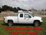 2011 Summit White GMC Sierra 1500 SLE Extended Cab 4x4 #53983263