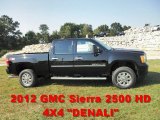 2012 Onyx Black GMC Sierra 2500HD Denali Crew Cab 4x4 #53983261