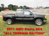 2011 Onyx Black GMC Sierra 1500 SLE Crew Cab 4x4 #53983252