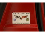 2006 Chevrolet Corvette Convertible Info Tag