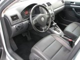 2008 Volkswagen Jetta Wolfsburg Edition Sedan Anthracite Black Interior