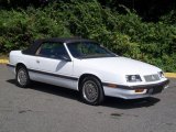 1989 Chrysler Lebaron GTC Turbo Convertible Front 3/4 View