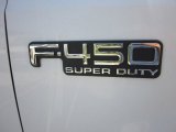 1999 Ford F450 Super Duty XL Regular Cab Utility Truck Marks and Logos