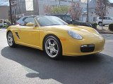 Speed Yellow Porsche Boxster in 2007