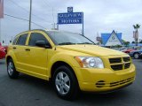 2007 Solar Yellow Dodge Caliber SE #5392732
