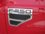 2008 Ford F250 Super Duty XLT Regular Cab 4x4 Marks and Logos