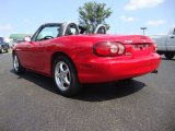 Classic Red Mazda MX-5 Miata in 2002