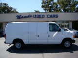 2005 Oxford White Ford E Series Van E150 Commercial #53980802