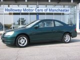 2001 Clover Green Honda Civic EX Coupe #53980792