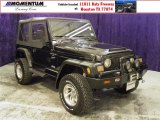 2001 Black Jeep Wrangler Sport 4x4 #53980726