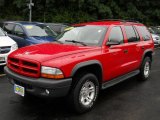 Flame Red Dodge Durango in 2003