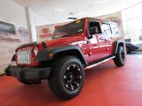 2008 Jeep Wrangler Unlimited Flame Red