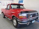 Vermillion Red Ford F250 in 1996