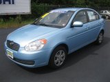 2010 Ice Blue Hyundai Accent GLS 4 Door #53982745