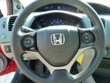 2012 Honda Civic LX Coupe Steering Wheel