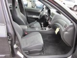 2008 Subaru Impreza WRX STi Carbon Black/Graphite Gray Alcantara Interior