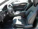 2012 Mercedes-Benz E 350 Coupe Black Interior