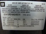 2010 Chevrolet Equinox LT Info Tag