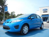 2012 Blue Candy Metallic Ford Fiesta SE Hatchback #53980528