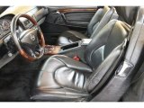 2002 Mercedes-Benz SL 500 Roadster Black Interior