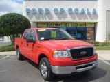 2008 Bright Red Ford F150 XLT SuperCrew #5391693