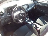 2011 Mitsubishi Lancer RALLIART AWD Black Interior