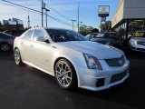 2009 White Diamond Tri-Coat Cadillac CTS -V Sedan #53980364