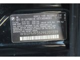 2009 BMW M3 Sedan Info Tag